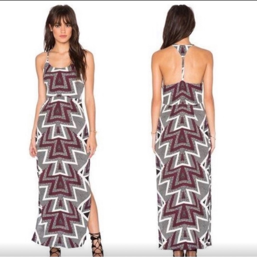 Free People Serves You Right Printed Maxi Dress
